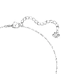 Resim MESMERA:NECKLACE HEART CZWH/RHS