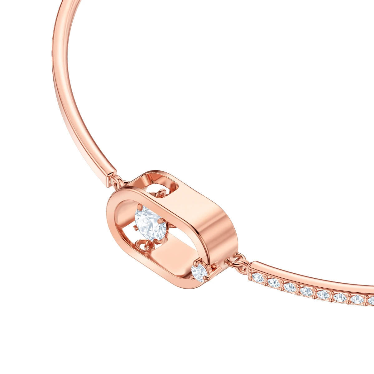 Resim UNA:BRACELET OVAL CZWH/ROS M
