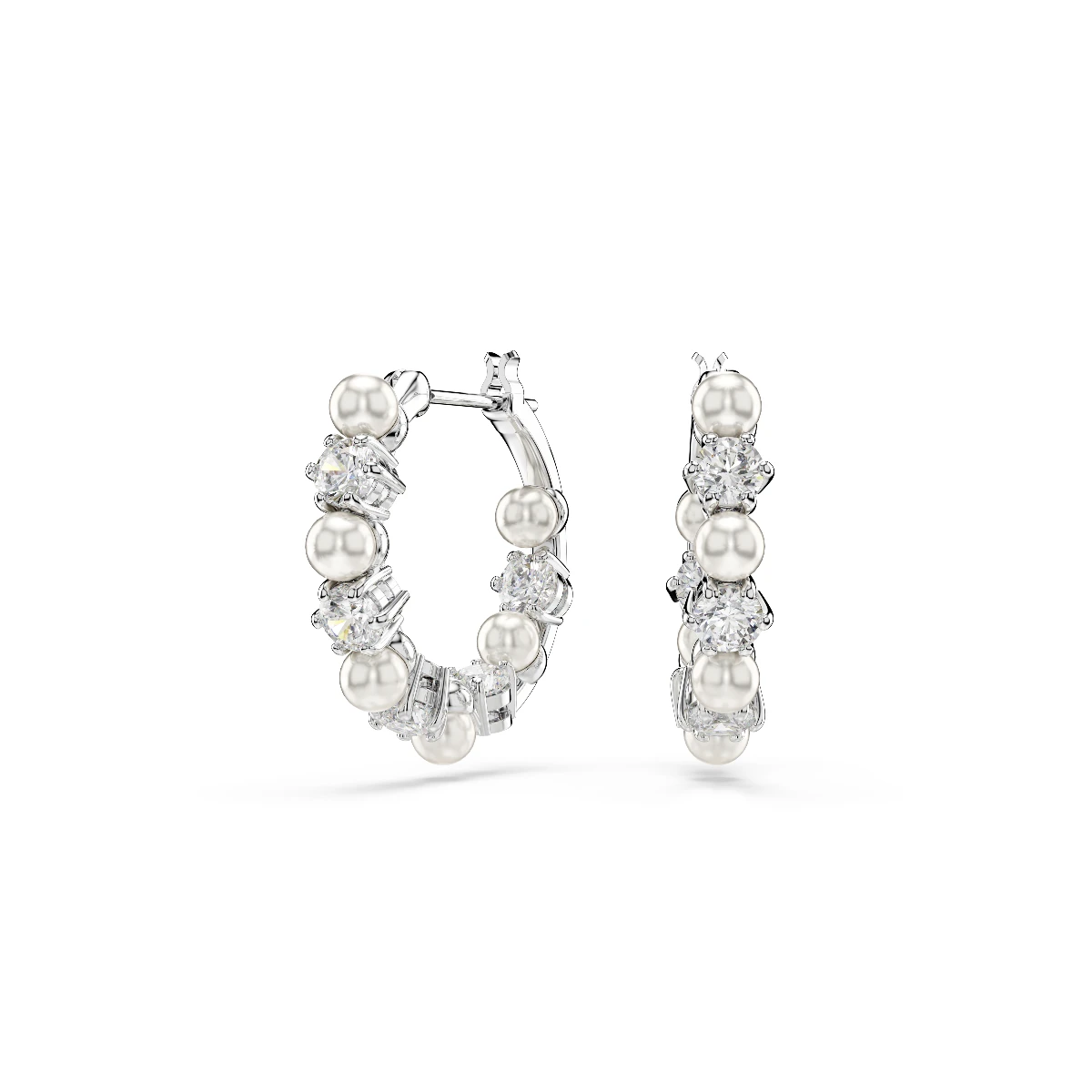 Resim MATRIX:PE PEARL HOOPS WHITE/RHS