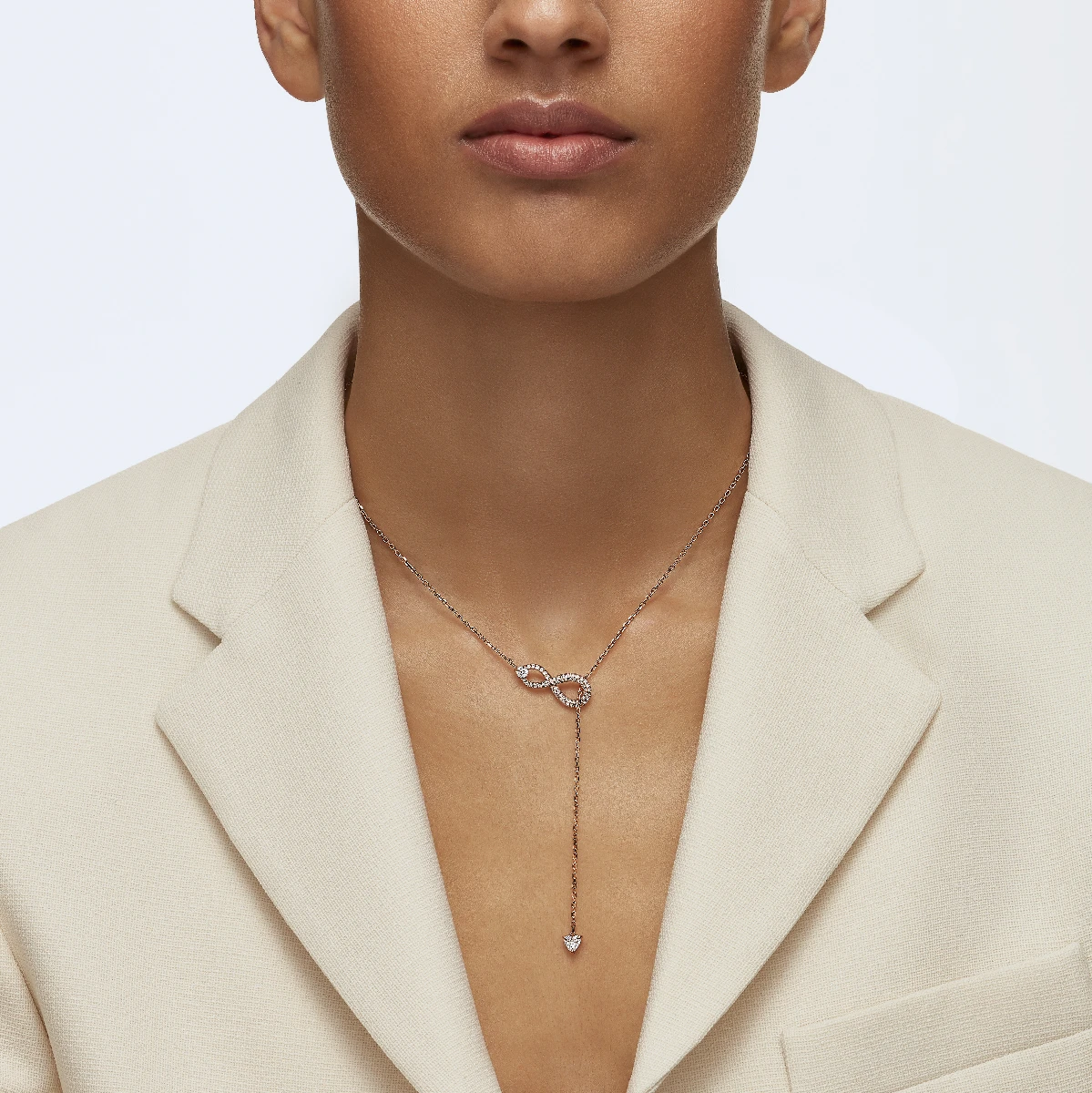 Resim HYPERBOLA:NECKLACE Y INF CRY/CZWH/ROS