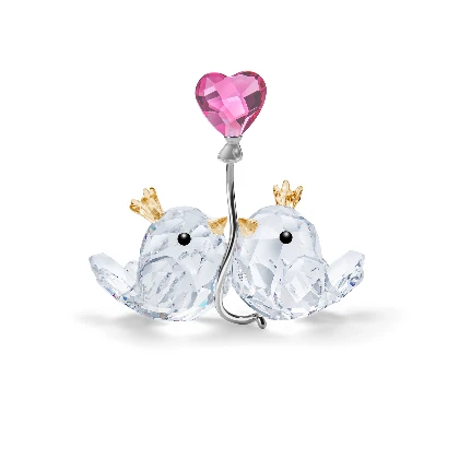 Resim WITH LOVE:LOVE BIRDS PINK HEART