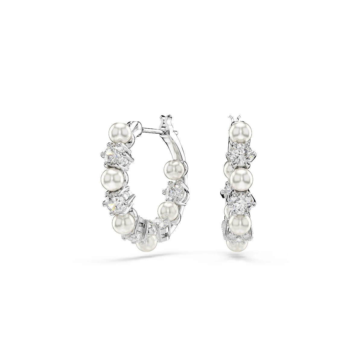 Resim MATRIX:PE PEARL HOOPS WHITE/RHS